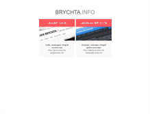 Tablet Screenshot of brychta.info